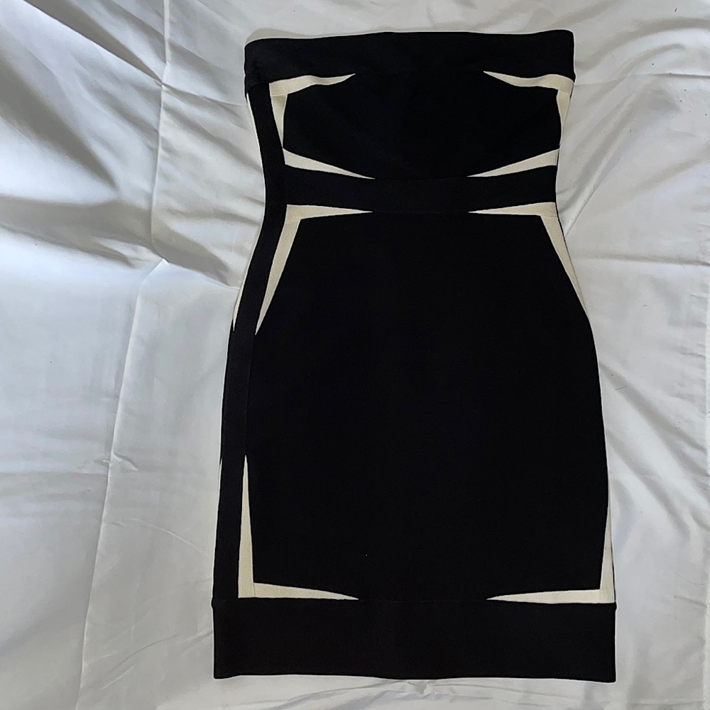 Herve Leger Strapless Dress